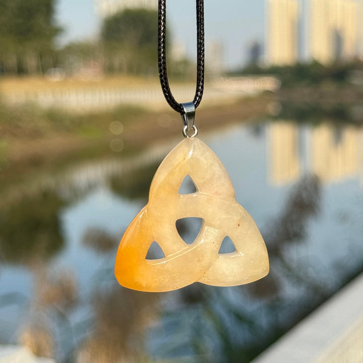 Crystal Carved Pendant