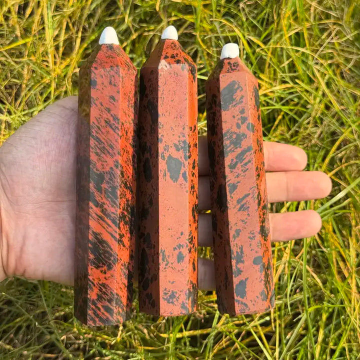 Mahogany Obsidian Point