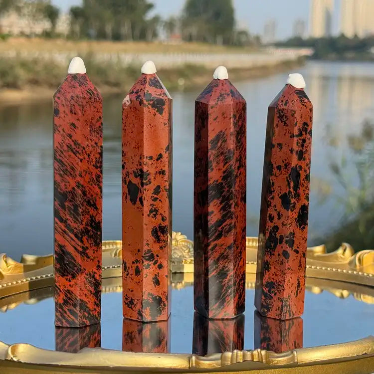 Mahogany Obsidian Point