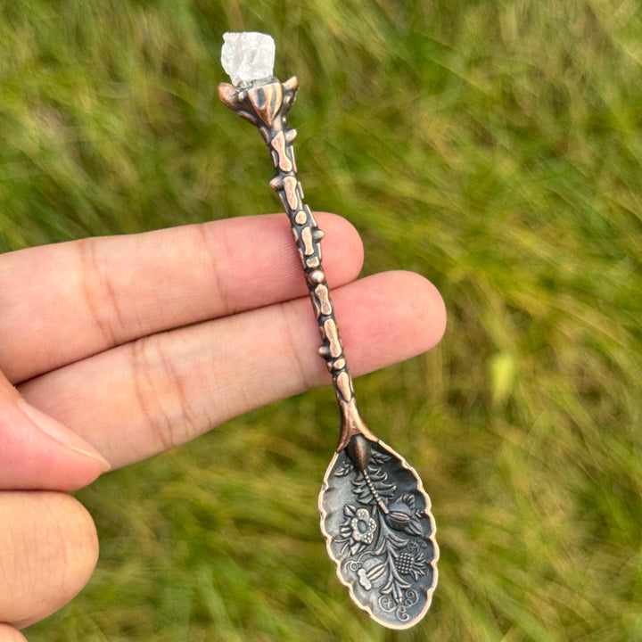 Natural Crystal Carved Spoon