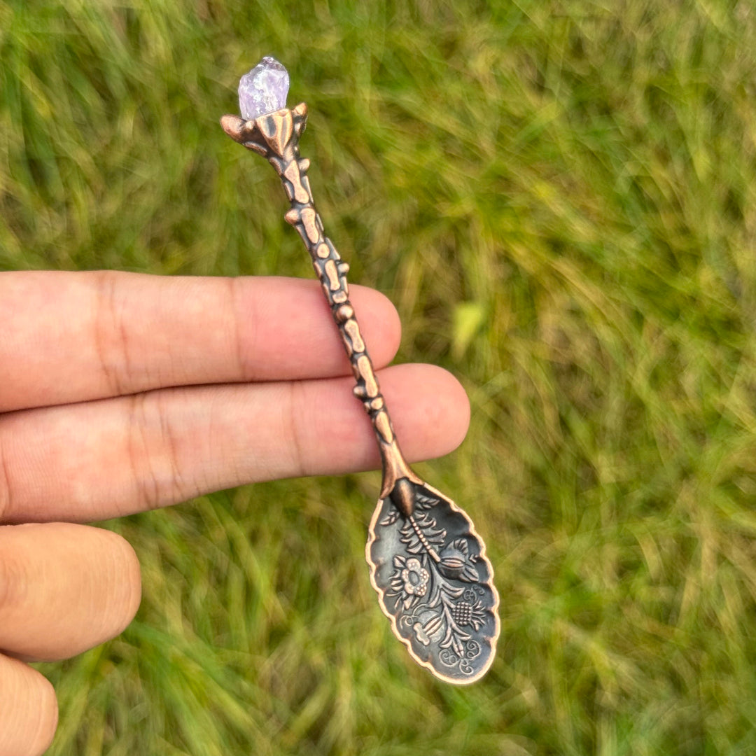Natural Crystal Carved Spoon