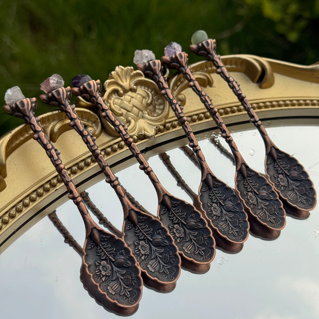 Natural Crystal Carved Spoon