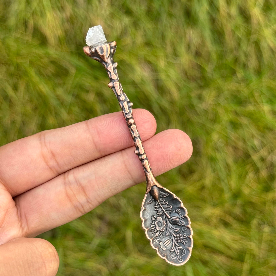 Natural Crystal Carved Spoon