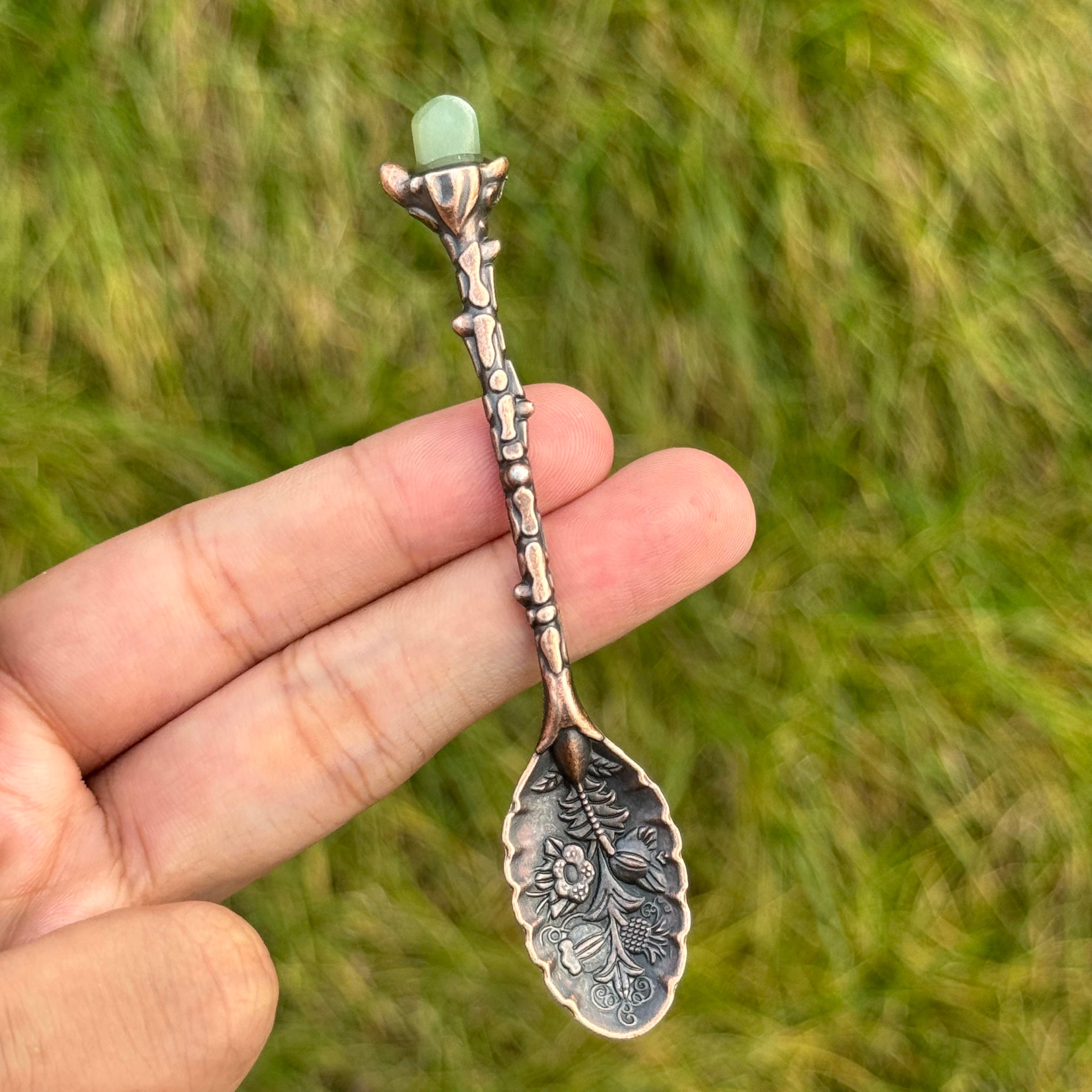 Natural Crystal Carved Spoon – KiKi Crystal
