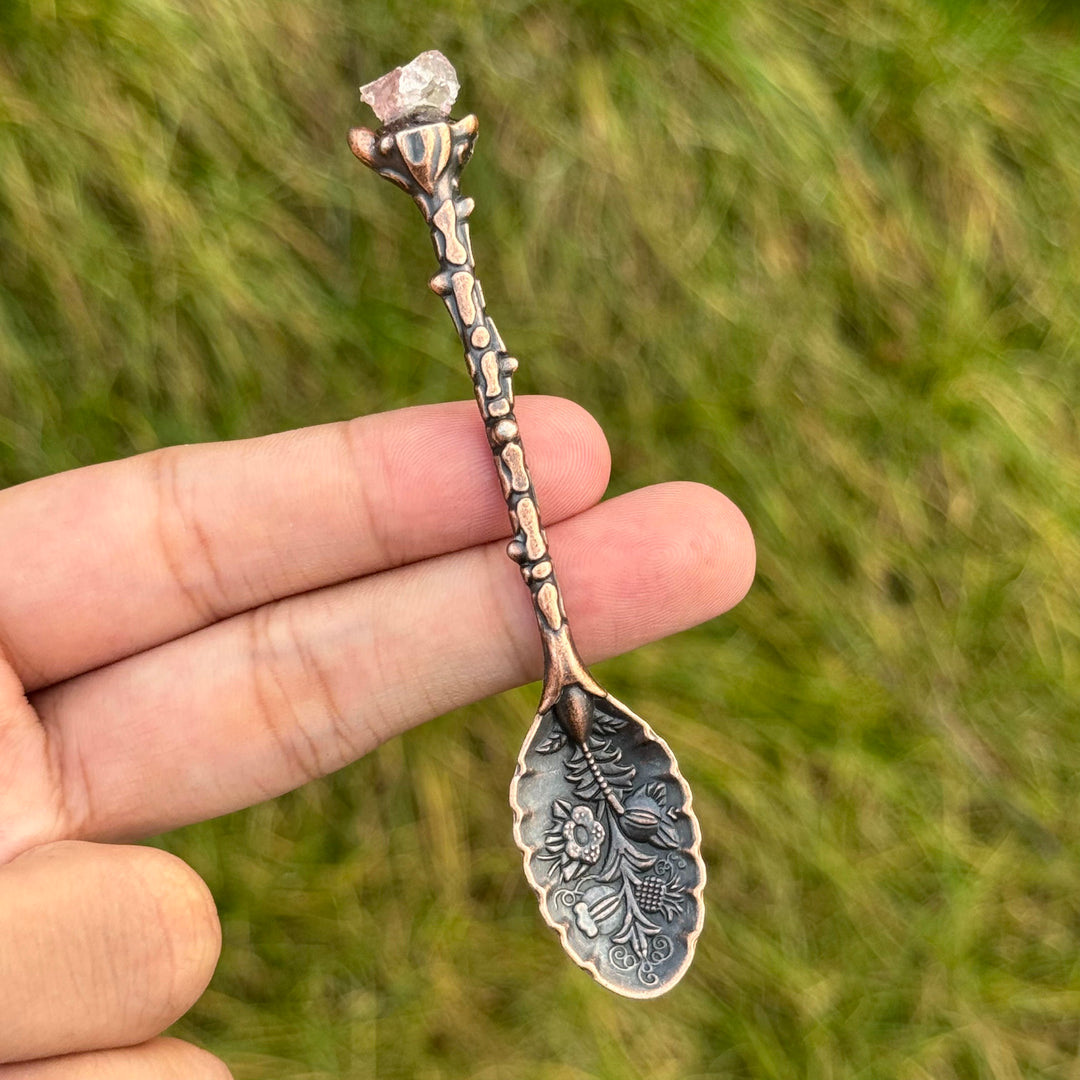 Natural Crystal Carved Spoon