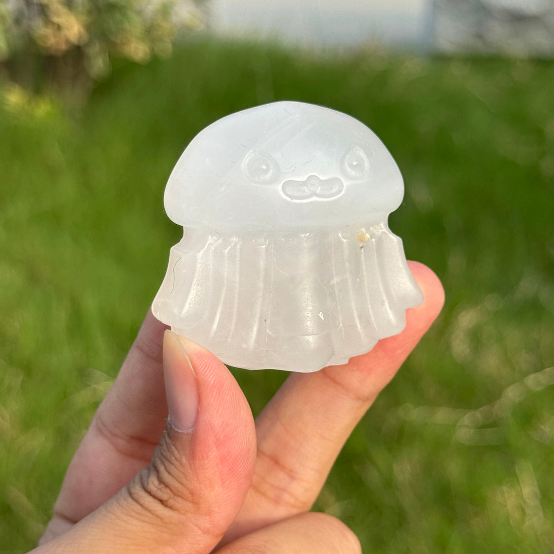 Natural Clear Quartz Jellyfish