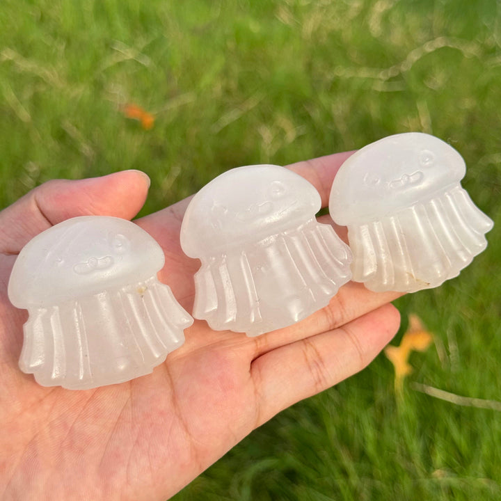 Natural Clear Quartz Jellyfish