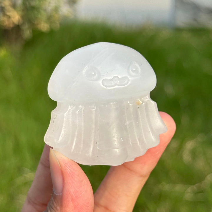 Natural Clear Quartz Jellyfish