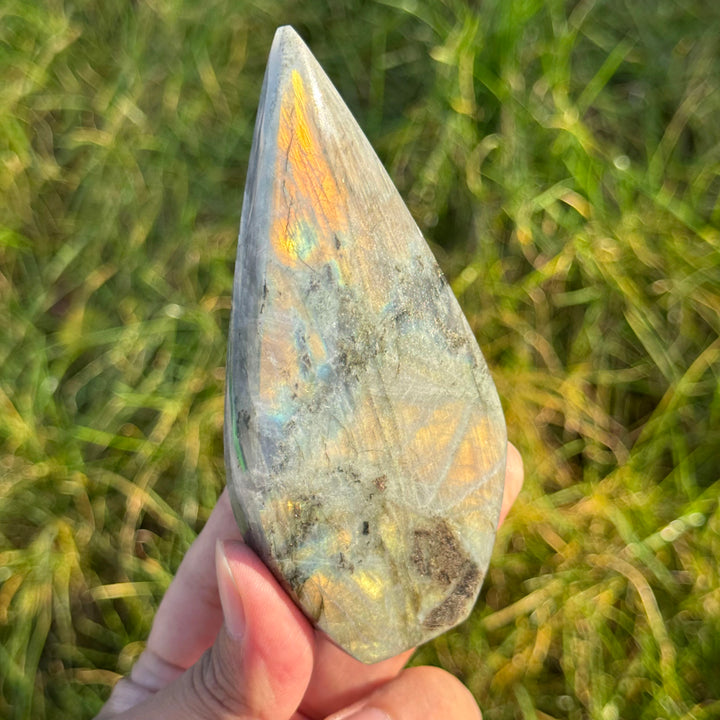 Natural Labradorite Teardrop