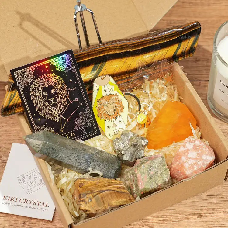 Exclusive Natural 12 Zodiac Crystal Healing Set