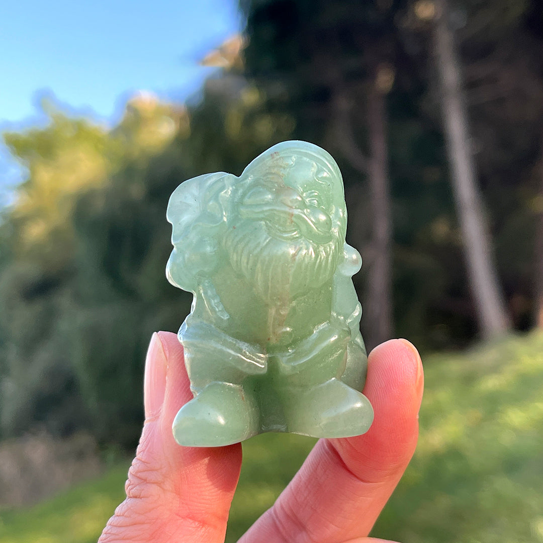 Natural Crystal Carving Santa Claus