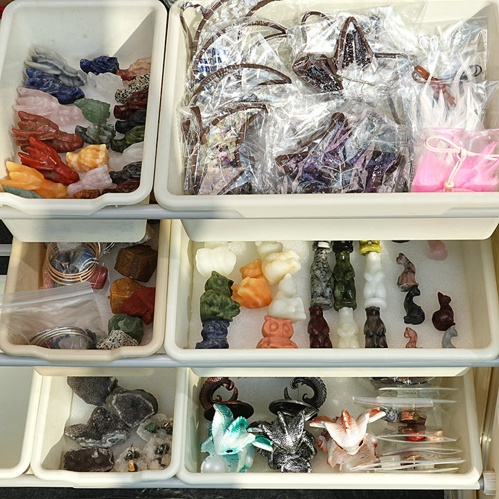 KIKICRYSTAL Cuillère d'abondance cristalline