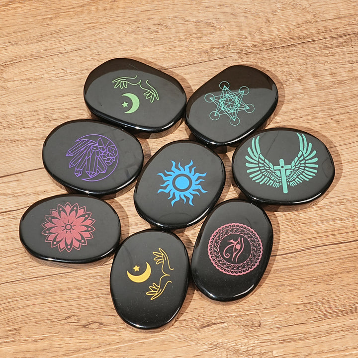 Natural Crystal Value Bundle- Obsidian Crystal Set