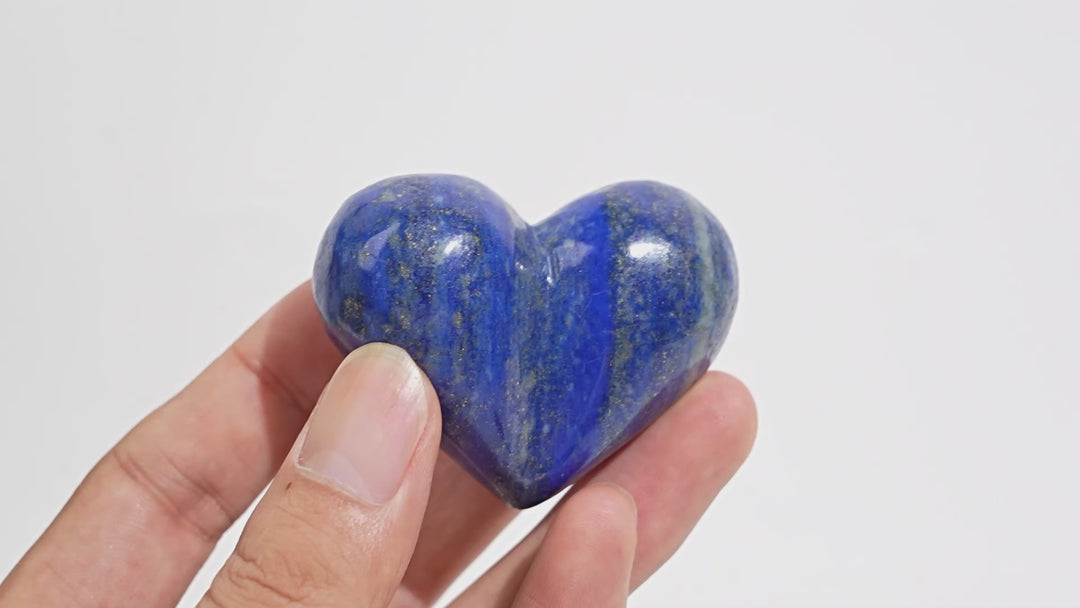 Natural Crystal Lapis Lazuli Peach Heart