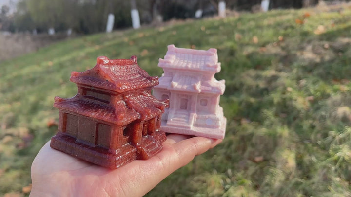 Natural Crystal Carving Temple