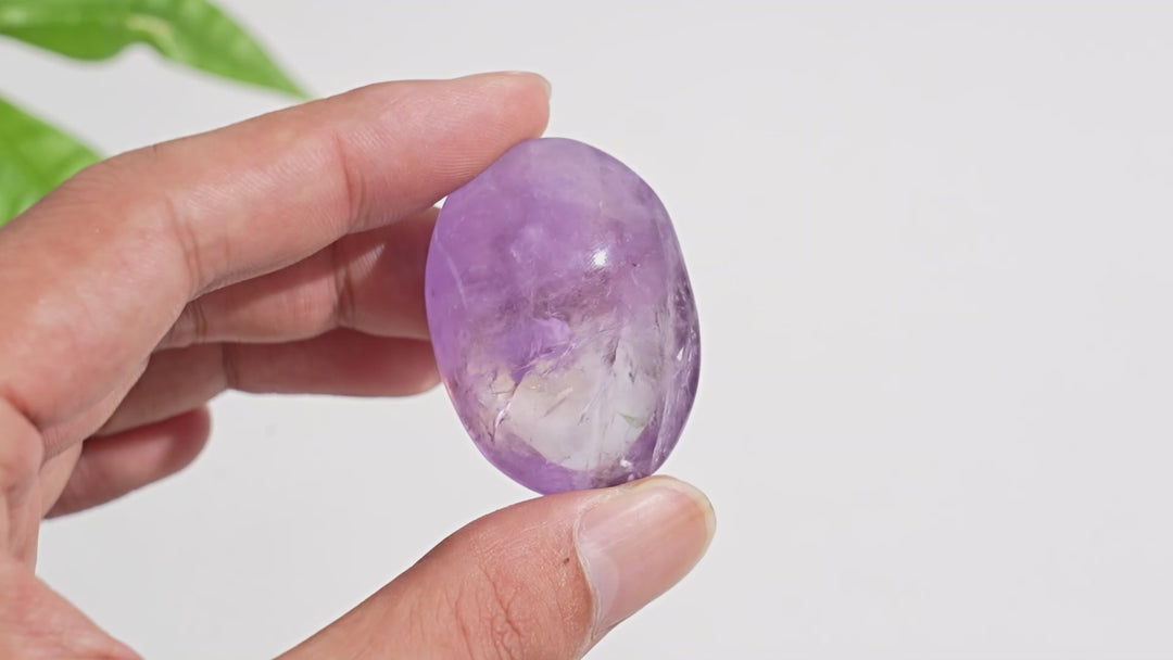 Natural Crystal Ametrine Palmstone