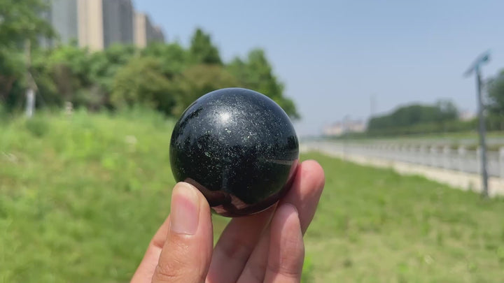 Natural Biotite Crystal Sphere