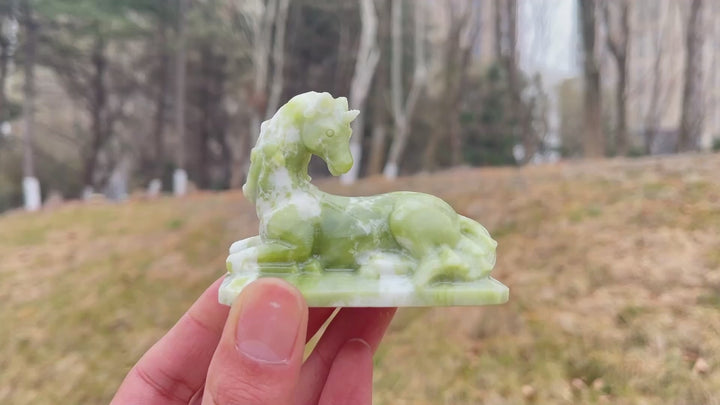 Natural Crystal Carving Unicorn