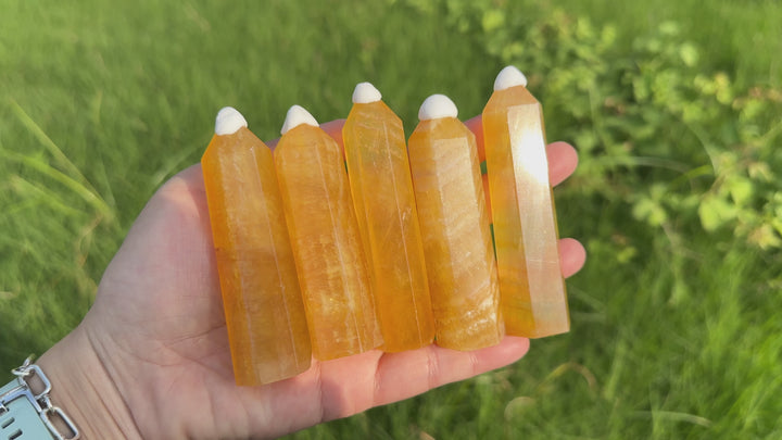 Yellow Fluorite Point