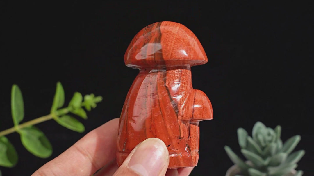 Natural Crystal Carved Mushroom