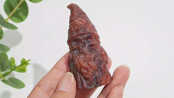 Natural Crystal Gnome Wizard