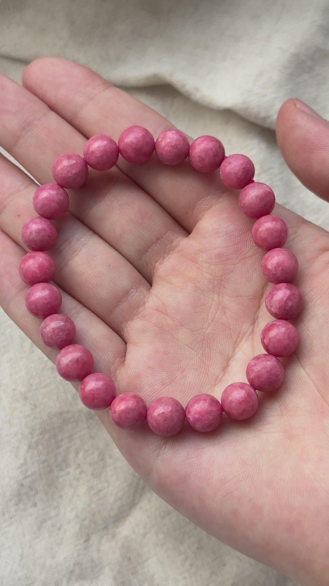Rhodonite Bracelet 8.5-8.8mm