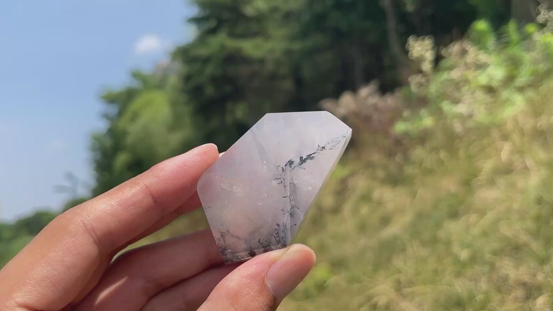 Unique,Natural Crystal Dendritic Quartz Freeform