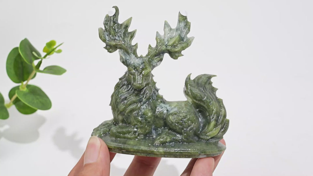 A Slightly Imperfect Natural Crystal Enchanted Deer