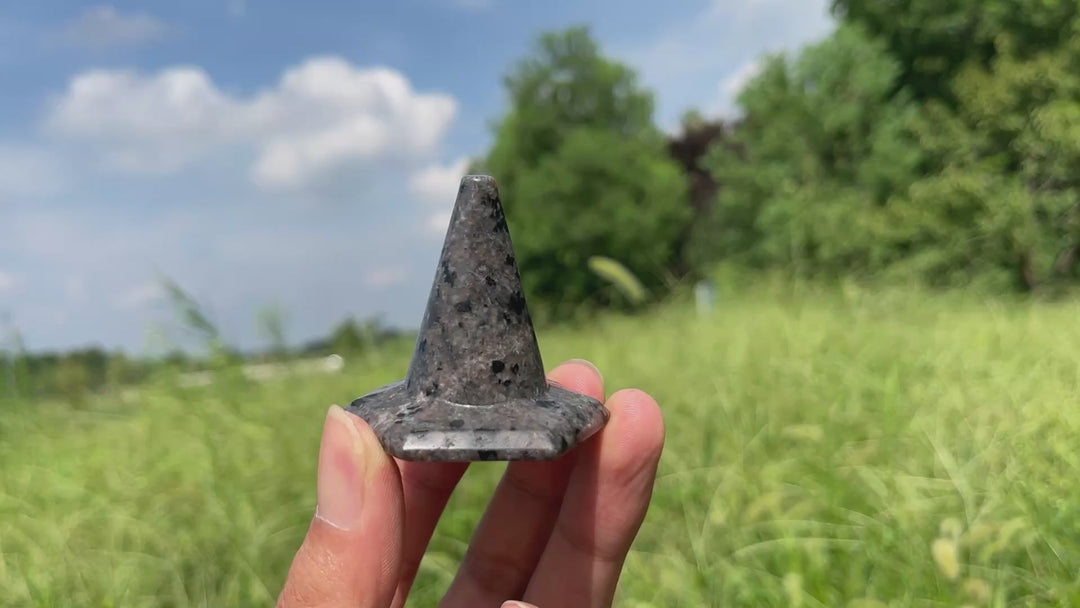 Natural Crystal Yooperlite Traffic Cone