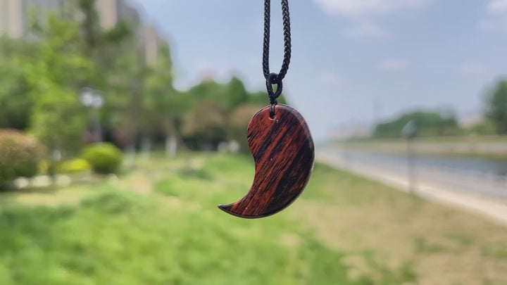 Natural Crystal Carving Yin Yang Pendant