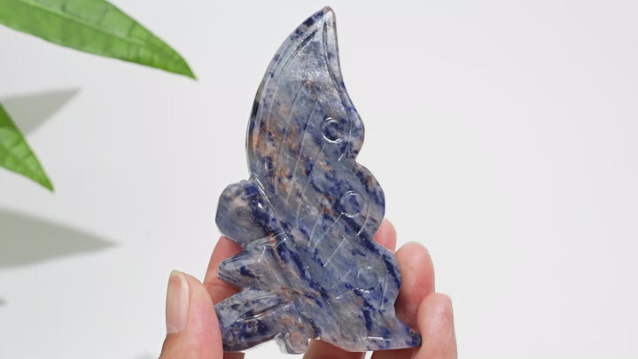 Natural Crystal Fairy Butterfly Carving