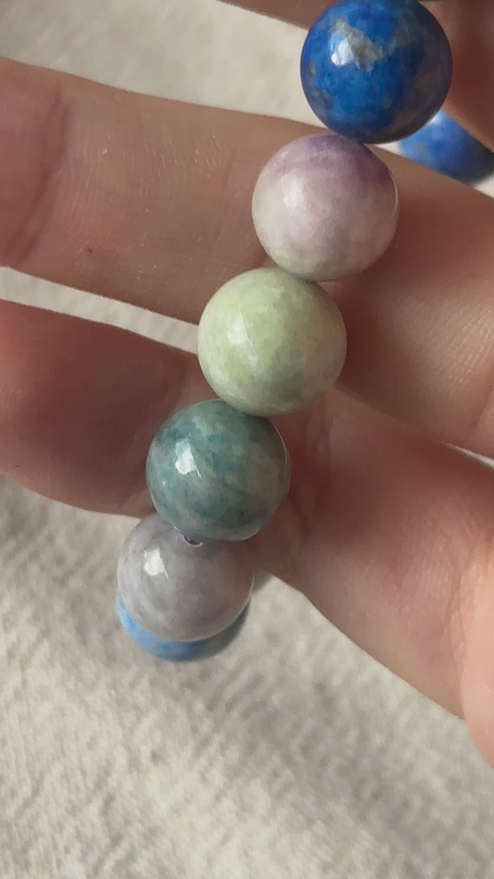 Hackmanite Bead Bracelet 9.9-10.3mm