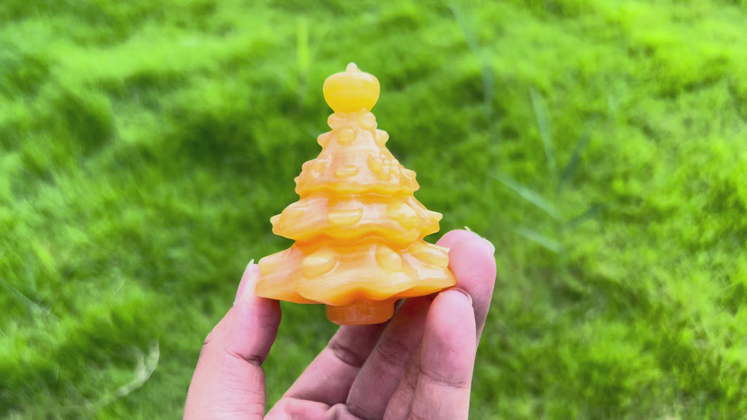 Yellow Calcite Christmas Trees