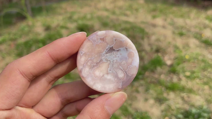Natural Crystal Flower Agate Bowl