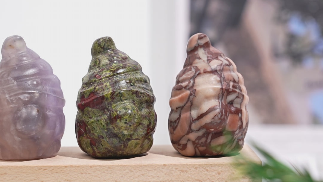Natural Crystal Gnome Carving
