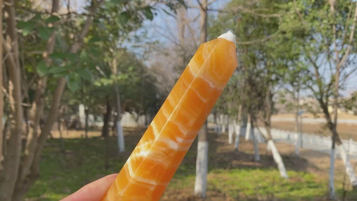 Yellow Calcite Tower