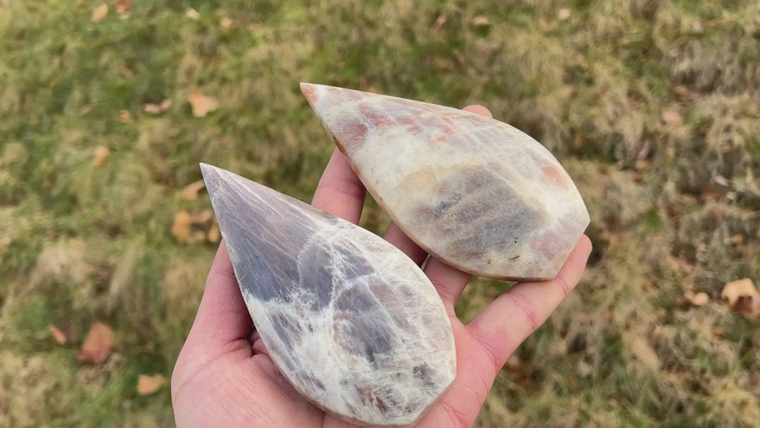 Natural Moonstone Teardrop