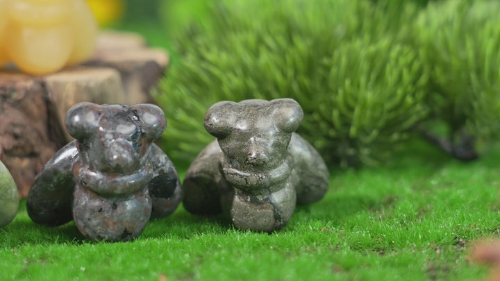 Natural Crystal Carving Housefly