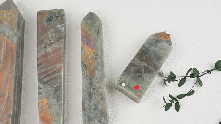 Unique, Natural Labradorite Point