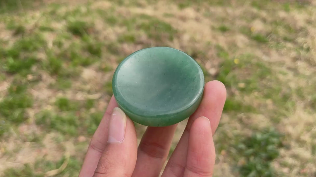 Natural Crystal Green Aventurine Round Bowl