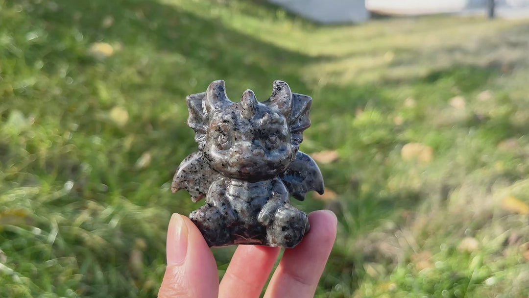 Natural Seated Baby Dragon