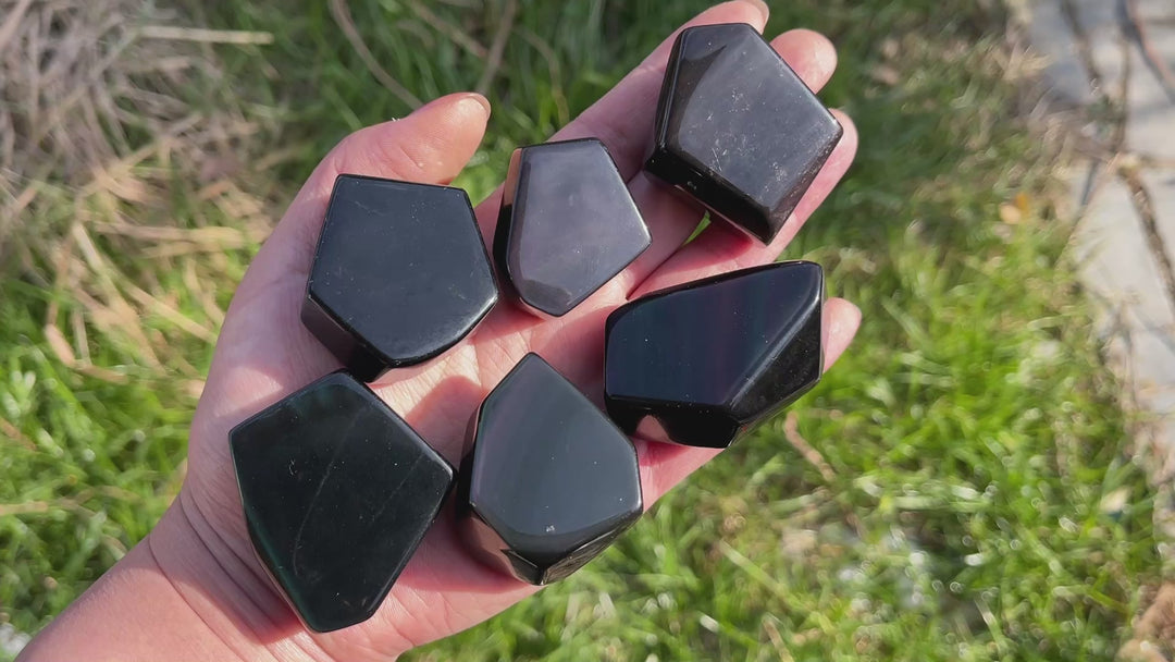 Natural Rainbow Obsidian Freeform