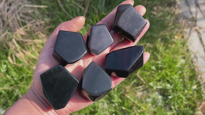 Natural Rainbow Obsidian Freeform