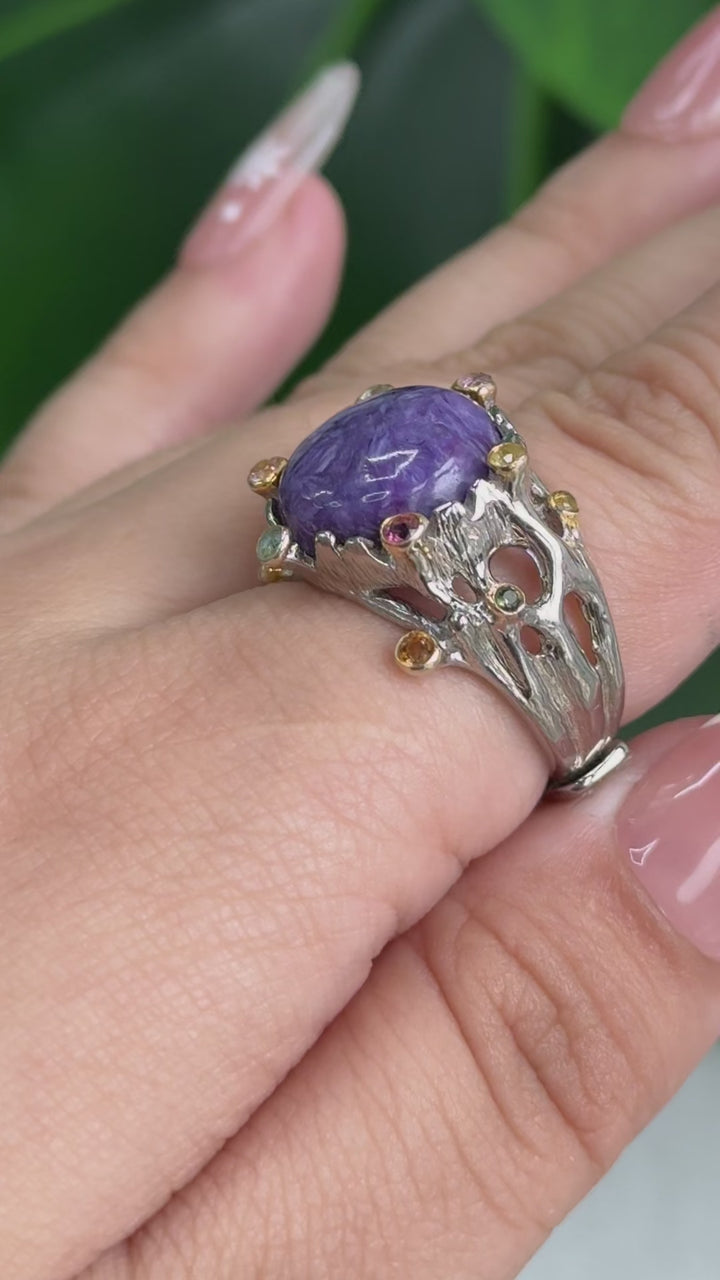 Charoite Ring