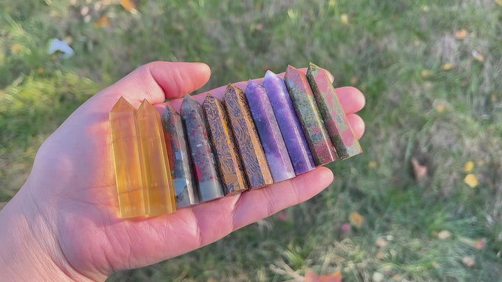 Natural Crystal Carving Mini Point