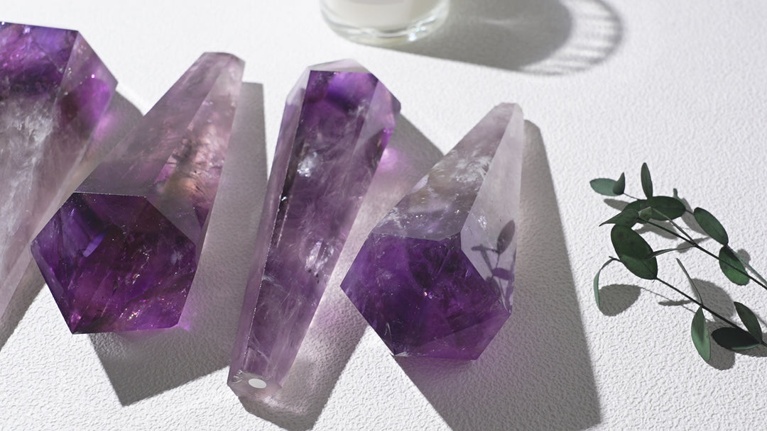 Natural Crystal Amethyst Wand