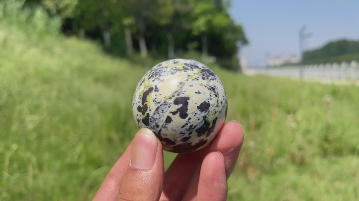 Natural Crystal Round Serpentine Sphere