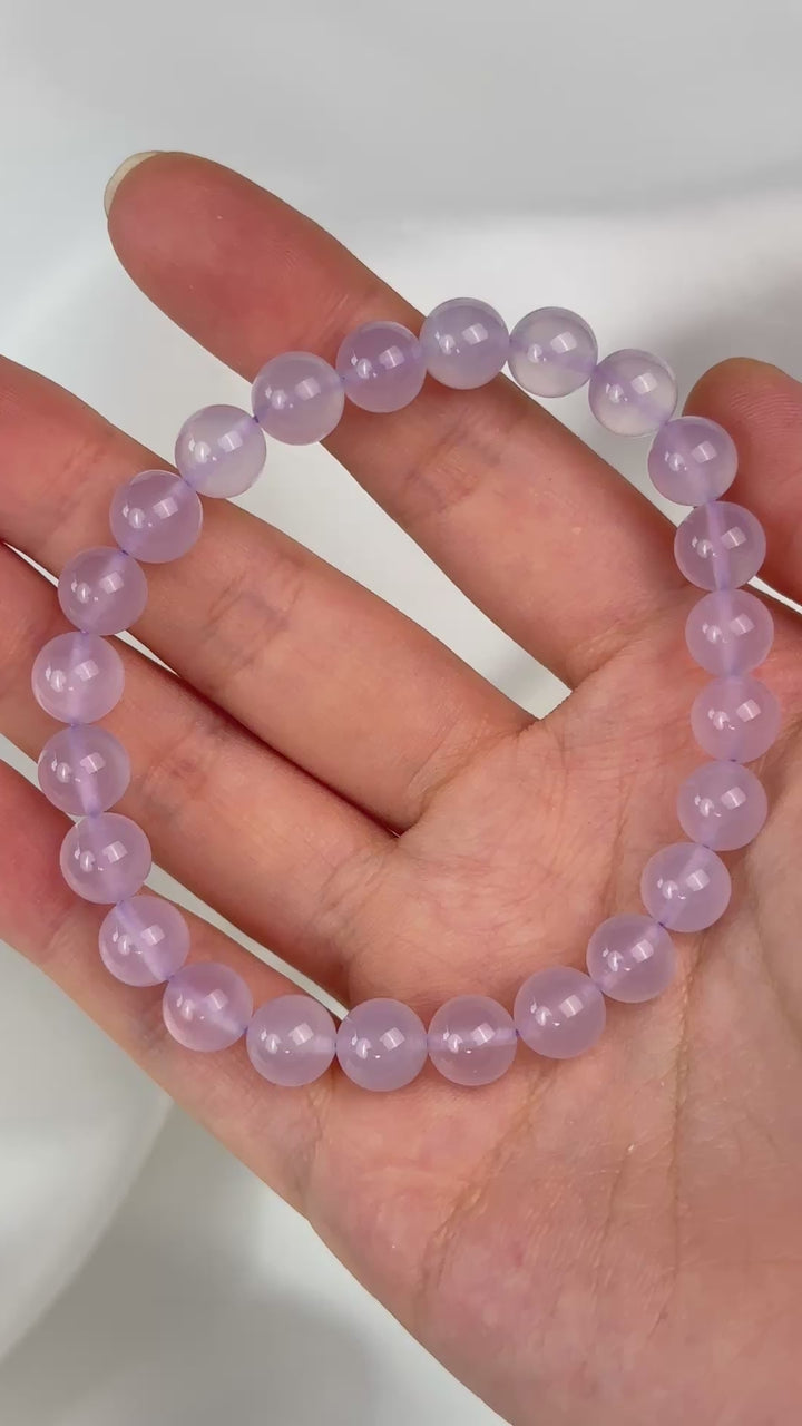 Lavender Amethyst Bracelet 7.9-8.1mm