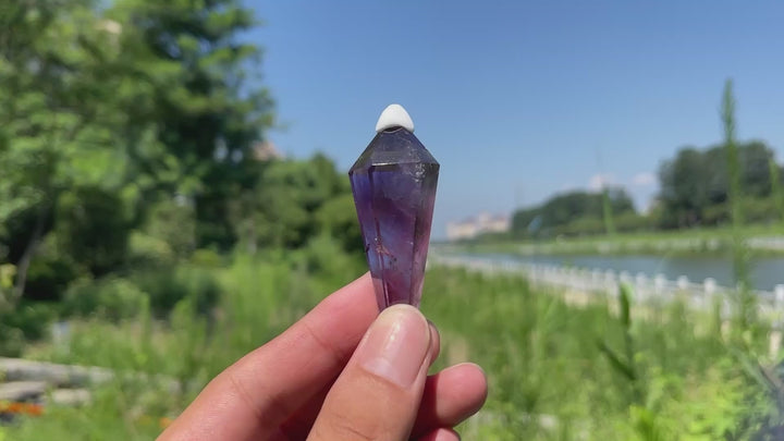 Natural Crystal Graceful Amethyst Wand