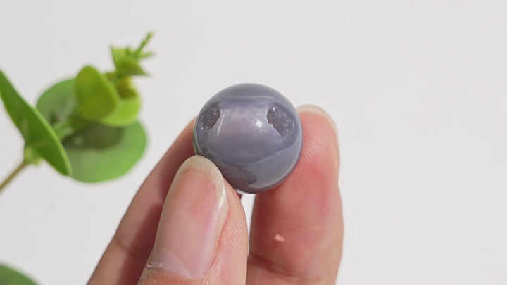 Natural Crystal Agate Mini Sphere